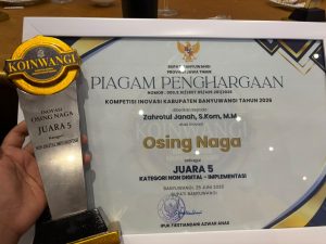 Eco Bhinneka Muhammadiyah Antar Ecosociopreneur Raih Piagam Penghargaan Bupati Banyuwangi